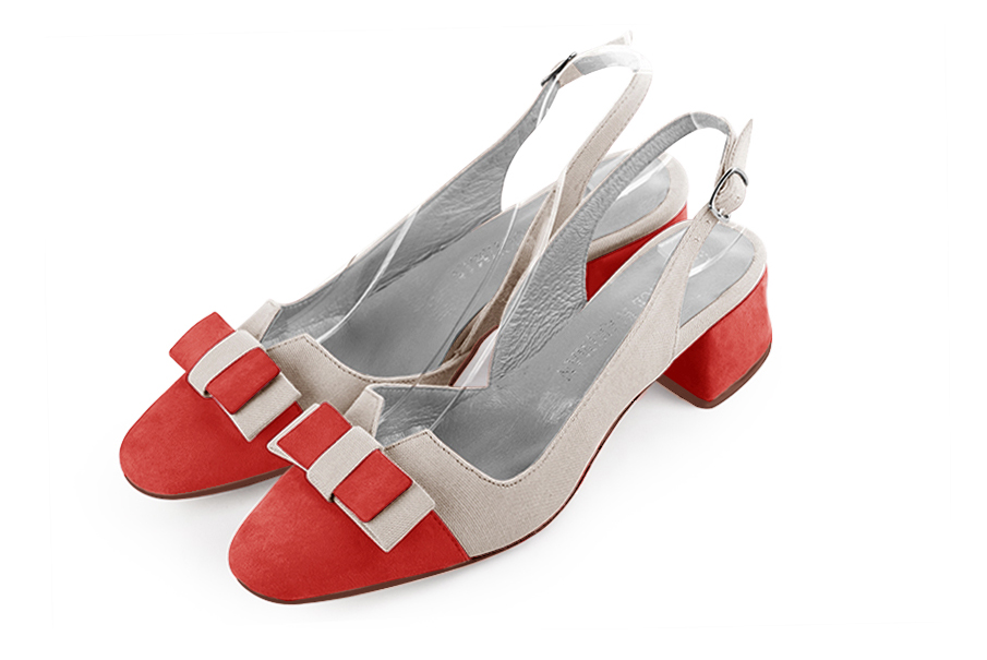 rouge coquelicot dress shoes for women - Florence KOOIJMAN